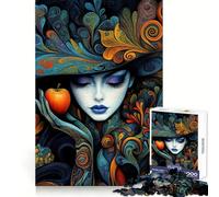 Puzzle da 1000 pezzi "La tentatrice incantata" per adolescenti, gioco cognitivo, svago rilassante, assemblaggio di motivi, opera d'arte 38x52cm