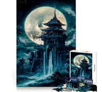 Puzzle da 1000 pezzi "La Torre Nera" per ragazzi, stimola la memoria, rilassante e divertente, con un design accattivante e una piacevole sorpresa 38x26cm