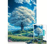 Puzzle da 1000 pezzi La valle della quercia bianca per adolescenti migliora la memoria, rilassante e divertente, con bordi netti, 38x26cm