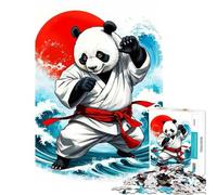 Puzzle da 1000 pezzi "La Via del Panda" Impegnativo da completare Decorazione perfetta Gioco rompicapo per ragazzi dai 14 anni in su 38x26cm