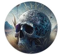 Puzzle da 1000 pezzi "La vita dopo la morte", puzzle rotondo da 1000 pezzi, rompicapo fai da te impegnativo, gioco perfetto per famiglie o regalo decorativo (dimensioni 67,5x67,5 cm).