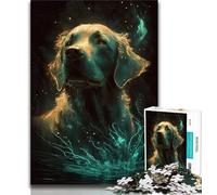 Puzzle da 1000 pezzi Labrador Retriever Dog Puzzle da 1000 pezzi per adolescenti, regali per amici e familiari per età 14 (50x75cm)