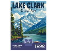 Puzzle Da 1000 Pezzi - Lake Clark National Park Puzzle Per Adolescenti Gioco Rompicapo Antistress Offerta Regalo Per Tutta La Famiglia 38x26cm/1000pcs