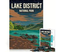 Puzzle da 1000 pezzi,Lake District,Inghilterra,Regno Unito,taglio preciso,arte,gioco cognitivo,divertimento per il tempo libero,regalo di Natale rilassante (38x52cm)