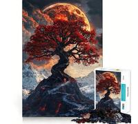 Puzzle da 1000 pezzi "L'albero del mondo delle ceneri" per adolescenti, gioco di allenamento mentale, gioco di gruppo, taglio di precisione, regalo per le festività 50x75cm