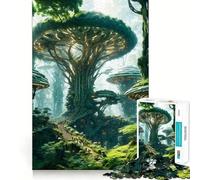 Puzzle da 1000 pezzi "L'albero" per adulti, puzzle di memoria, sollevamento lento, divertimento, assemblaggio dell'immagine, regalo creativo 38x52cm