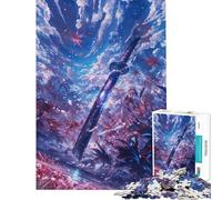 Puzzle da 1000 pezzi - Lama dell'Acero Cremisi per compleanno Natale Gioco educativo per migliorare la memoria adatto a partire dai 14 anni 50x75cm