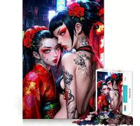 Puzzle da 1000 pezzi "Lame del Desiderio",gioco di costruzione con incastri precisi,gioco di concentrazione,gioco tranquillo,divertimento per compleanno 38x26cm