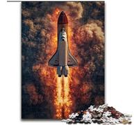 Puzzle da 1000 pezzi Lancio di un razzo per adulti, 26x38cm, gioco interattivo per famiglie, feste, gioco di attività per famiglie