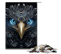 Puzzle da 1000 pezzi L'aquila cyborg vintage per adulti puzzle in legno ottimo regalo per Natale 75x50 cm