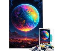 Puzzle da 1000 pezzi "L'Arcobaleno - La Terra" - Sfida per l'intelligenza e il cervello - Gioco avvincente e impossibile - Antistress - Idee regalo (Dimensioni 38x26cm)