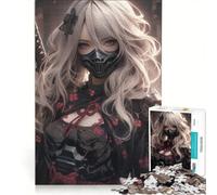 Puzzle da 1000 pezzi "L'assassina fanciulla" gioco rompicapo attività per famiglie con poster abbinato e foglio di curiosità 50x75cm
