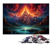 Puzzle da 1000 pezzi Le Alpi per adulti puzzle in legno divertenti giochi da 1000 pezzi (75x50 cm)