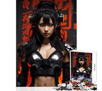 Puzzle da 1000 pezzi - Lena Lethalstrike - Cyberp Decorazione per la casa Giocattoli Regali di compleanno Gioco educativo Allena il tuo cervello e le tue mani Dimensioni 38x52cm