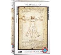 Puzzle da 1000 pezzi Leonardo da Vinci, uomo vitruviano