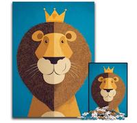 Puzzle da 1000 pezzi, Leone astratto, puzzle in cartone, giochi, giocattoli, regalo, migliora l'amore tra coppie per età 14+, 26x38cm