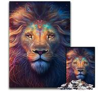 Puzzle da 1000 pezzi "Leone Fantasy", puzzle impossibili per adulti, regalo perfetto per le feste, opera d'arte fai da te, 50x75CM/19,68x29,52 pollici