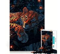 Puzzle da 1000 pezzi "Leopardo addormentato nella giungla" per adulti e ragazzi ideale per migliorare la memoria favorire il rilassamento e creare un'atmosfera rilassante perfetto come regalo