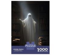 Puzzle Da 1000 Pezzi Library Ghost Puzzle Per Adulti Gioco Rompicapo Migliora La Memoria Regali Unici Per Compleanno E Natale 70x50cm/1000pcs