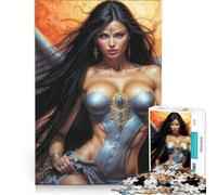 Puzzle da 1000 pezzi Lilith Dea Fantasy Gioco per famiglie Regalo di compleanno con poster e foglio di curiosità abbinati 50x75cm
