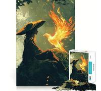 Puzzle da 1000 pezzi "L'incontro infuocato" per adolescenti, gioco intelligente per il relax, assemblaggio di modelli, lista dei desideri di Babbo Natale 38x26cm