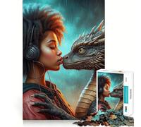 Puzzle da 1000 pezzi "L'incontro mistico" per adolescenti, gioco di allenamento mentale, gioco di gruppo, taglio di precisione, regalo per le festività 50x75cm