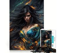 Puzzle da 1000 pezzi "L'ira del mietitore di bellezze" per adulti,gioco di problem solving di livello professionale,attività rilassante di gruppo al chiuso (38x52cm)