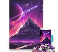 Puzzle da 1000 pezzi "L'Isola che non c'è" gioco rompicapo allena la mente e la manualità ideale come decorazione da scrivania 38x52cm