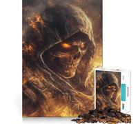Puzzle da 1000 pezzi "Lo sguardo del mietitore infernale" per adolescenti, gioco intelligente per il relax, assemblaggio di modelli, lista dei desideri di Babbo Natale 38x26cm