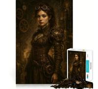 Puzzle da 1000 pezzi "Lo sguardo dell'inventore" per laboratorio,gioco cognitivo divertente,struttura ad incastro precisa,attività di condivisione per i propri cari (38x52cm)