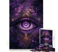 Puzzle da 1000 pezzi "L'Occhio Onniveggente" per adulti, puzzle di memoria, sollevamento lento, divertimento, assemblaggio dell'immagine, regalo creativo 50x75cm