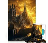 Puzzle da 1000 pezzi "L'ombra della cattedrale" per adulti, gioco di puzzle, gioco di logica, calma e relax, decorazione murale 38x26cm