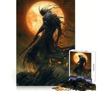 Puzzle da 1000 pezzi "L'ombra della luna di sangue" per adulti, gioco di logica e antistress, taglio preciso, regalo perfetto 50x75cm