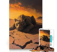 Puzzle da 1000 pezzi "L'ombra dell'ultimo sole" per adolescenti, gioco intelligente per momenti di condivisione, immagine da assemblare, opera d'arte 38x26cm