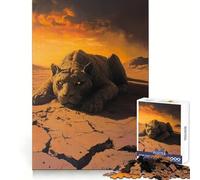 Puzzle da 1000 pezzi "L'ombra dell'ultimo sole" per adolescenti, gioco intelligente per momenti di condivisione, immagine da assemblare, opera d'arte 38x26cm