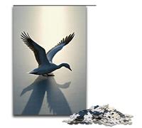 Puzzle da 1000 pezzi "L'ombra obliqua delle oche selvatiche" puzzle per adulti adatto a coppie e adolescenti dai 14 anni in su 1000 pezzi (75x50 cm).