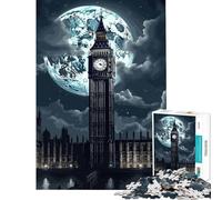 Puzzle da 1000 pezzi Londra in una giornata tempestosa - Gioco educativo e stimolante compleanni (Dimensioni 38x52cm)