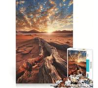 Puzzle da 1000 pezzi "L'ora d'oro nel deserto", gioco rompicapo, rilassante e stimolante per l'intelletto, regalo di compleanno, regalo 38x52cm