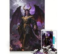 Puzzle da 1000 pezzi Lucifero gioco rompicapo allena la mente e la manualità ideale come decorazione da scrivania 50x75cm