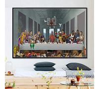Puzzle da 1000 Pezzi L'Ultima Cena delle Superstar del Basket Temi Set di Puzzle per Famiglia per Adulti cresciuti Bambini (50x75cm)