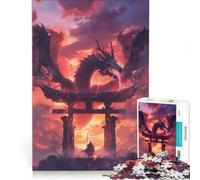 Puzzle da 1000 pezzi "L'ultima resistenza dei samurai" gioco per famiglie assemblaggio di motivi con pezzi di forma casuale completamente ad incastro 38x52cm