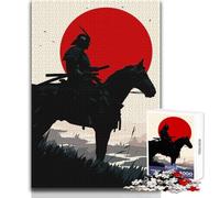 Puzzle da 1000 pezzi L'ultima resistenza del guerriero samurai Giocattolo Gioco intellettuale Apprendimento Educativo Regalo per compleanni Dimensioni 50x75cm