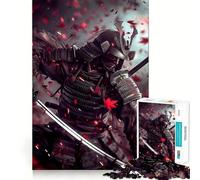 Puzzle da 1000 pezzi "L'ultimo samurai" per adulti, gioco di puzzle rilassante e divertente, taglio di alta qualità, regalo di compleanno 50x75cm