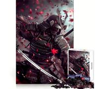 Puzzle da 1000 pezzi "L'ultimo samurai" per adulti, gioco di puzzle rilassante e divertente, taglio di alta qualità, regalo di compleanno 50x75cm