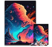 Puzzle da 1000 pezzi L'ultimo uomo per adulti, relax e sfida, arte decorativa colorata per la casa, amici, 26x38cm/10,23x14,96 pollici