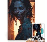 Puzzle da 1000 pezzi "L'umanità perduta", antistress, per divertimento in famiglia, con pezzi di forma casuale completamente ad incastro 38x26cm