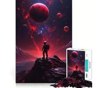 Puzzle da 1000 pezzi "Luna di Sangue",preciso e divertente,stimola la mente,ideale per momenti di relax e come decorazione natalizia 38x52cm