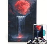 Puzzle da 1000 pezzi, Luna di Sangue Rossa, Giocattolo Decorazione da Parete, Regalo di Compleanno, Compleanno e Natale 50x75cm