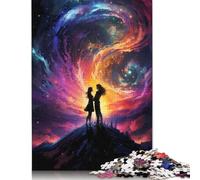 Puzzle da 1000 pezzi "L'universo tra le nostre braccia" per adulti e adolescenti, puzzle in legno per adulti, gioco educativo, giocattolo, 1000 pezzi (75x50 cm)