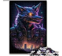 Puzzle da 1000 pezzi Lupo Umano, Analisi e Logica con pezzi completamente interconnessi di forma casuale per bambini dai 14 anni in su (dimensioni 26x38cm)